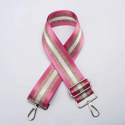 Stripe Bag Strap | Pink