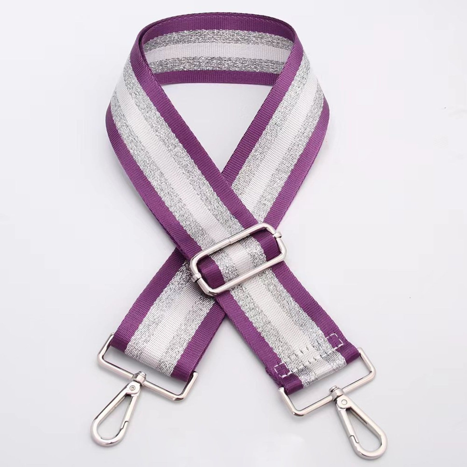 Stripe Bag Strap | Purple