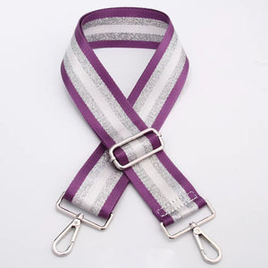 Stripe Bag Strap | Purple