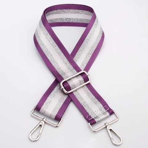 Stripe Bag Strap | Purple