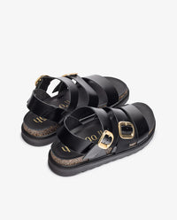 Yokono | Tunez-127 | Platform Sandal | Black