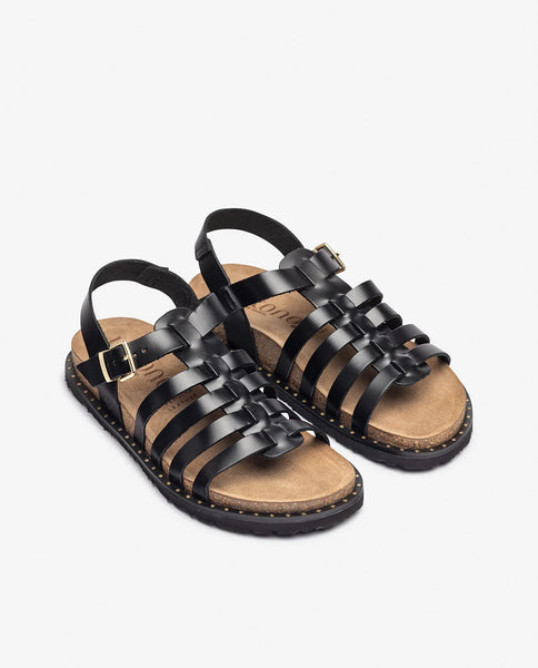 Yokono | Bolus-107 | Gladiator Sandal | Black