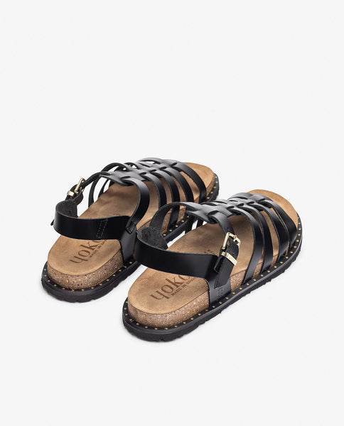 Yokono | Bolus-107 | Gladiator Sandal | Black