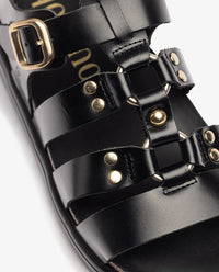 Yokono | Tunez-255 | Chunky Platform Sandal | Black