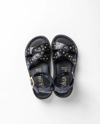 Yokono | OCA 262 | Platform Studded Sandal | Black
