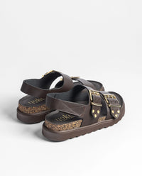 Yokono | TUNEZ-261 | Platform Sandal | Dark Brown
