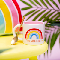 Chasing Rainbows Good Vibes Only Mug