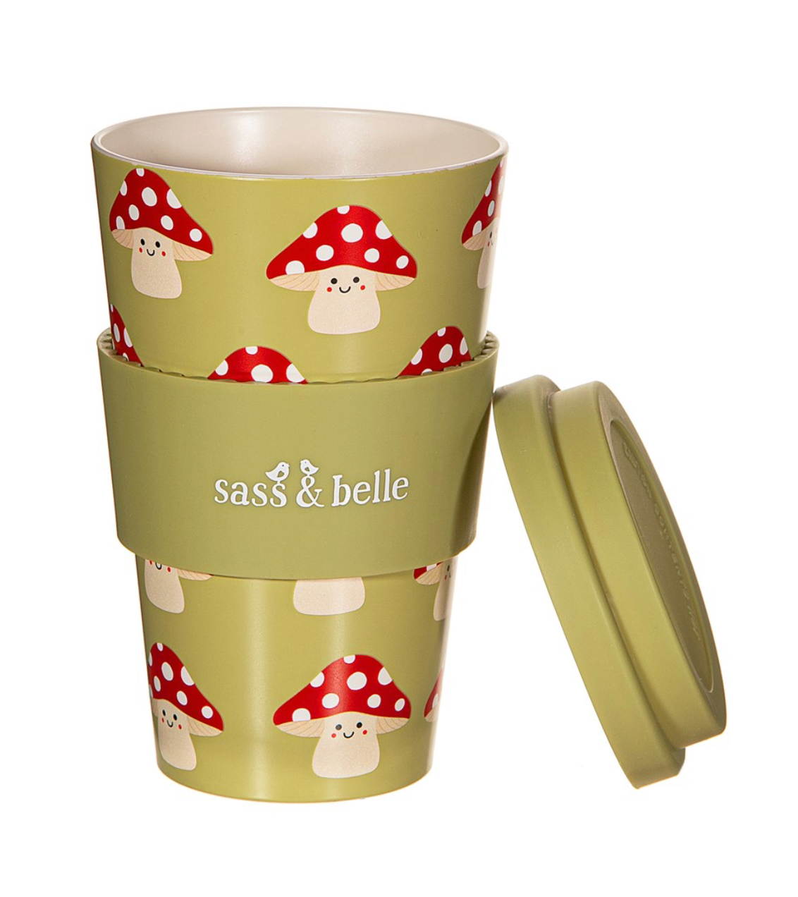 Mushroom Travel Coffee Cup
