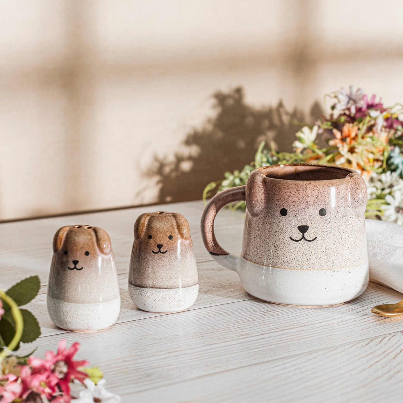 Mojave Stoneware Dog Mug