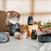 Mojave Stoneware Dog Mug