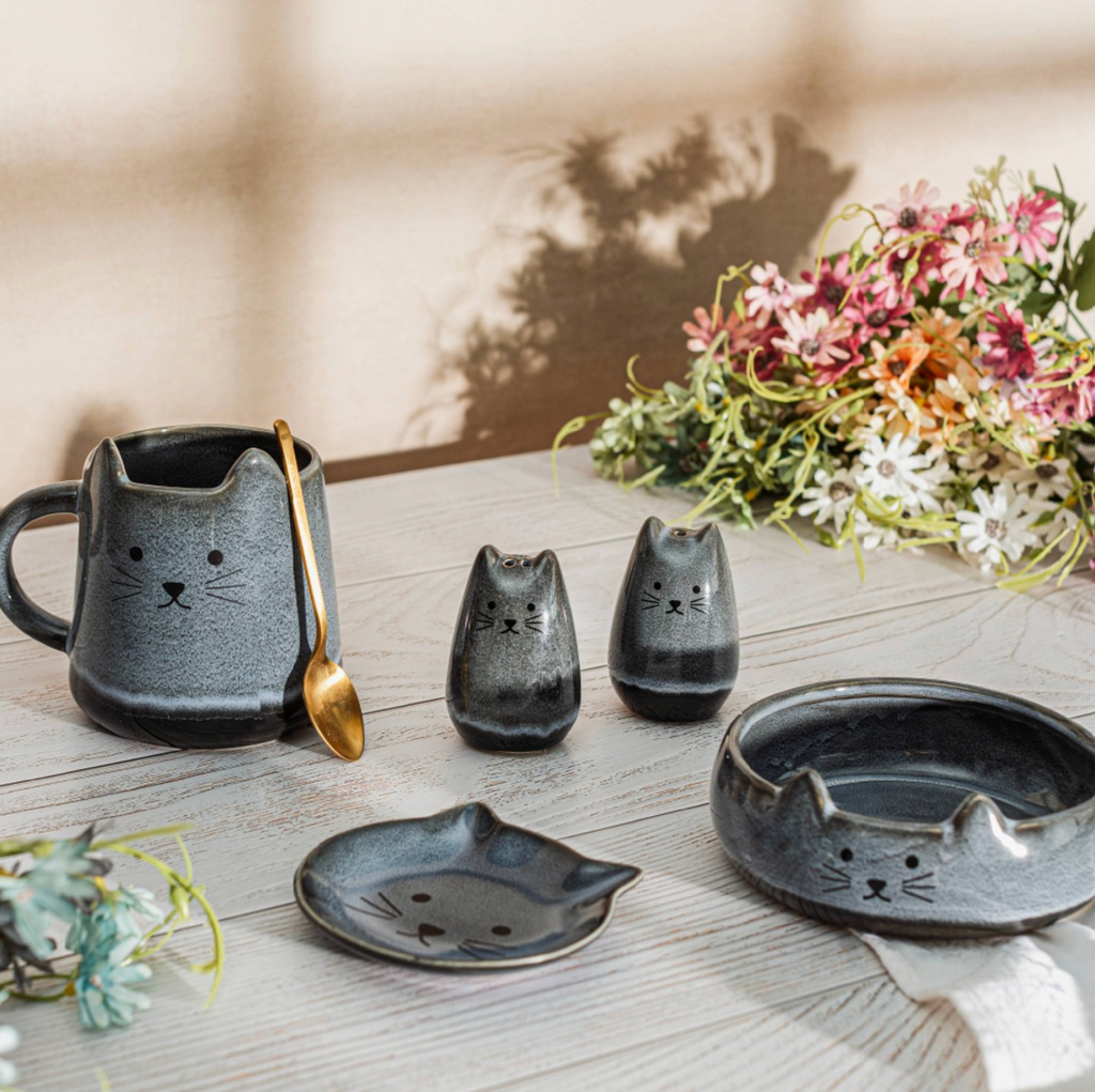 Mojave Stoneware Cat Mug