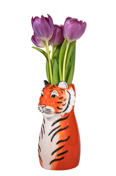 Tiger Shaped Vase