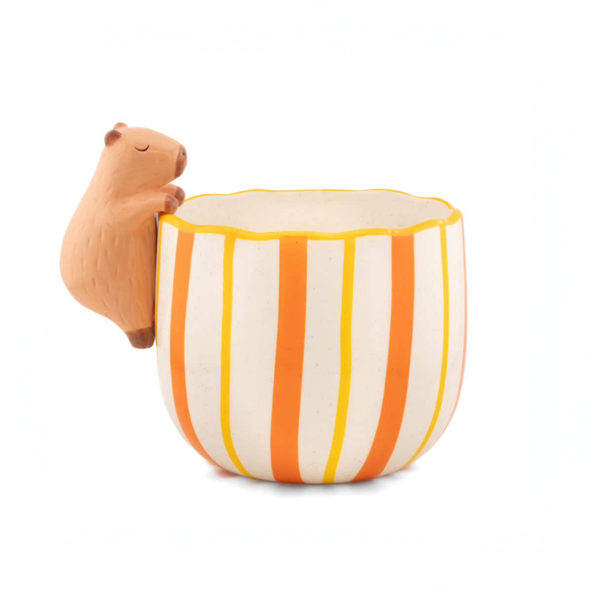 Peeking Capybara Planter