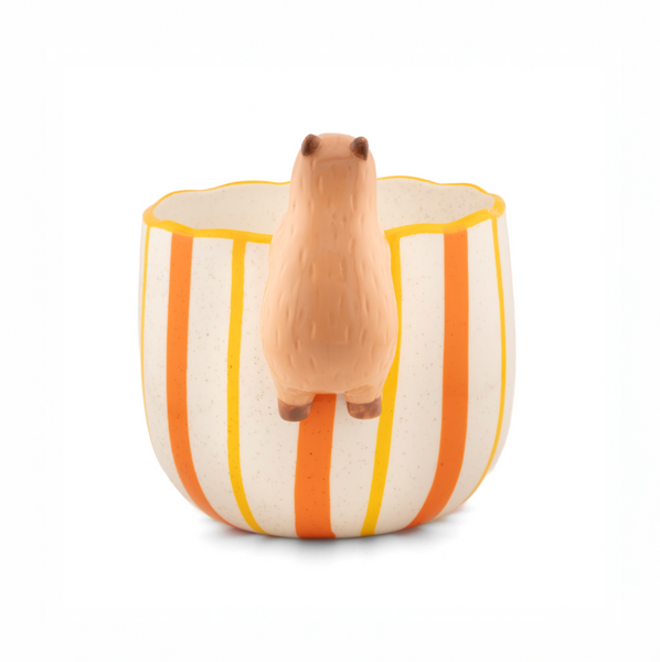 Peeking Capybara Planter