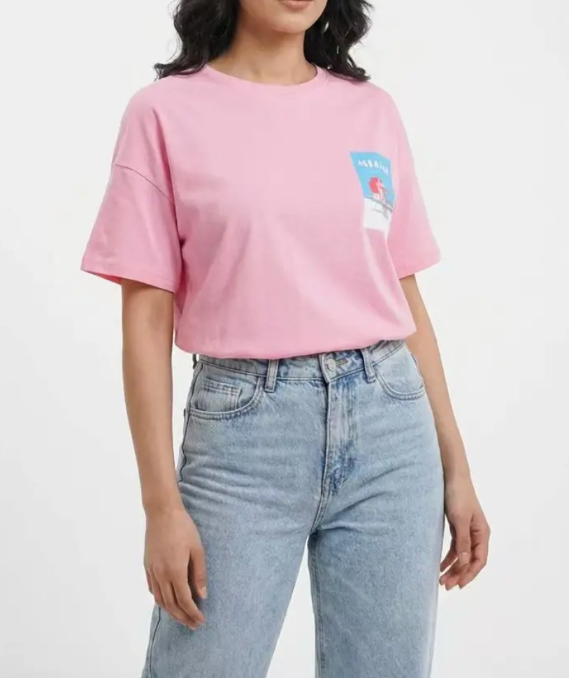 Miami Graphic Tee | Pink