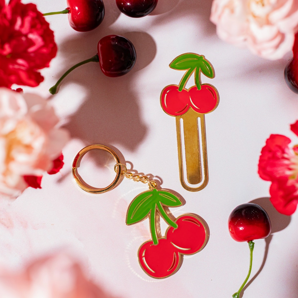 Cherry Metal Bookmark