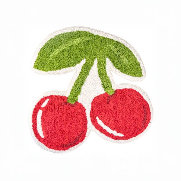 Cherry Tufted Bath Mat