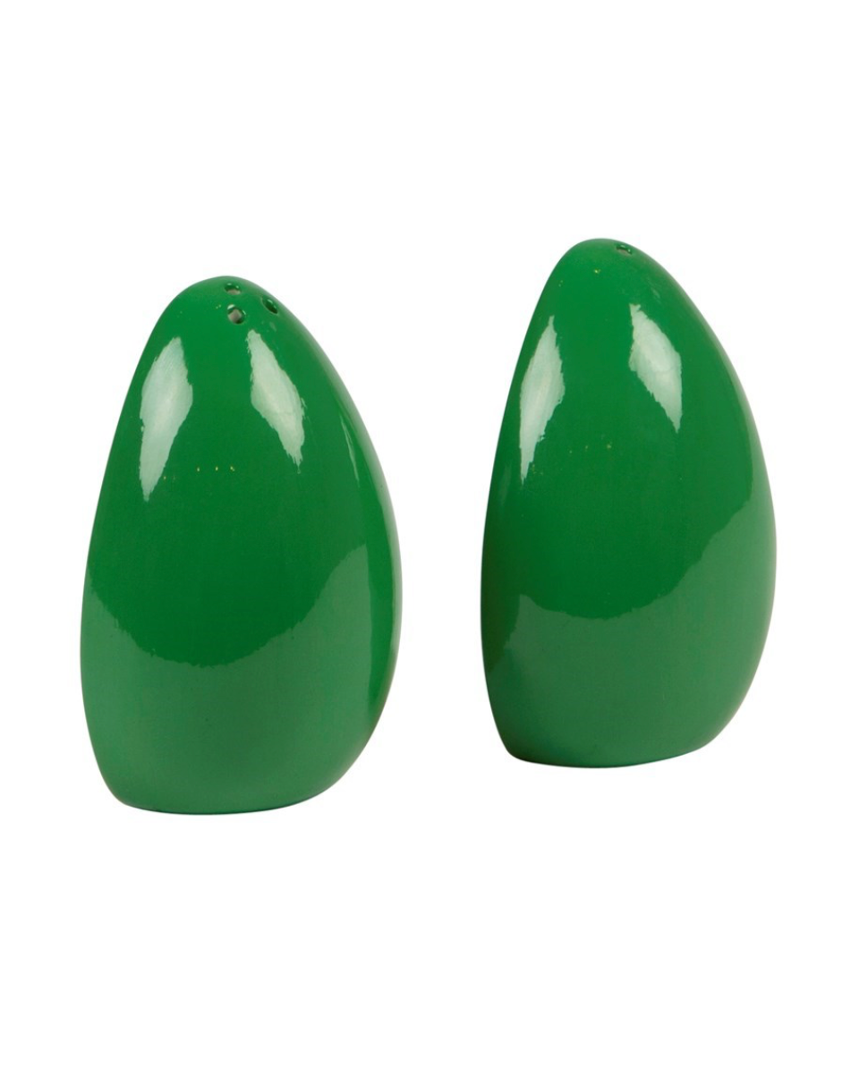 Happy Avocado Salt and Pepper Shakers