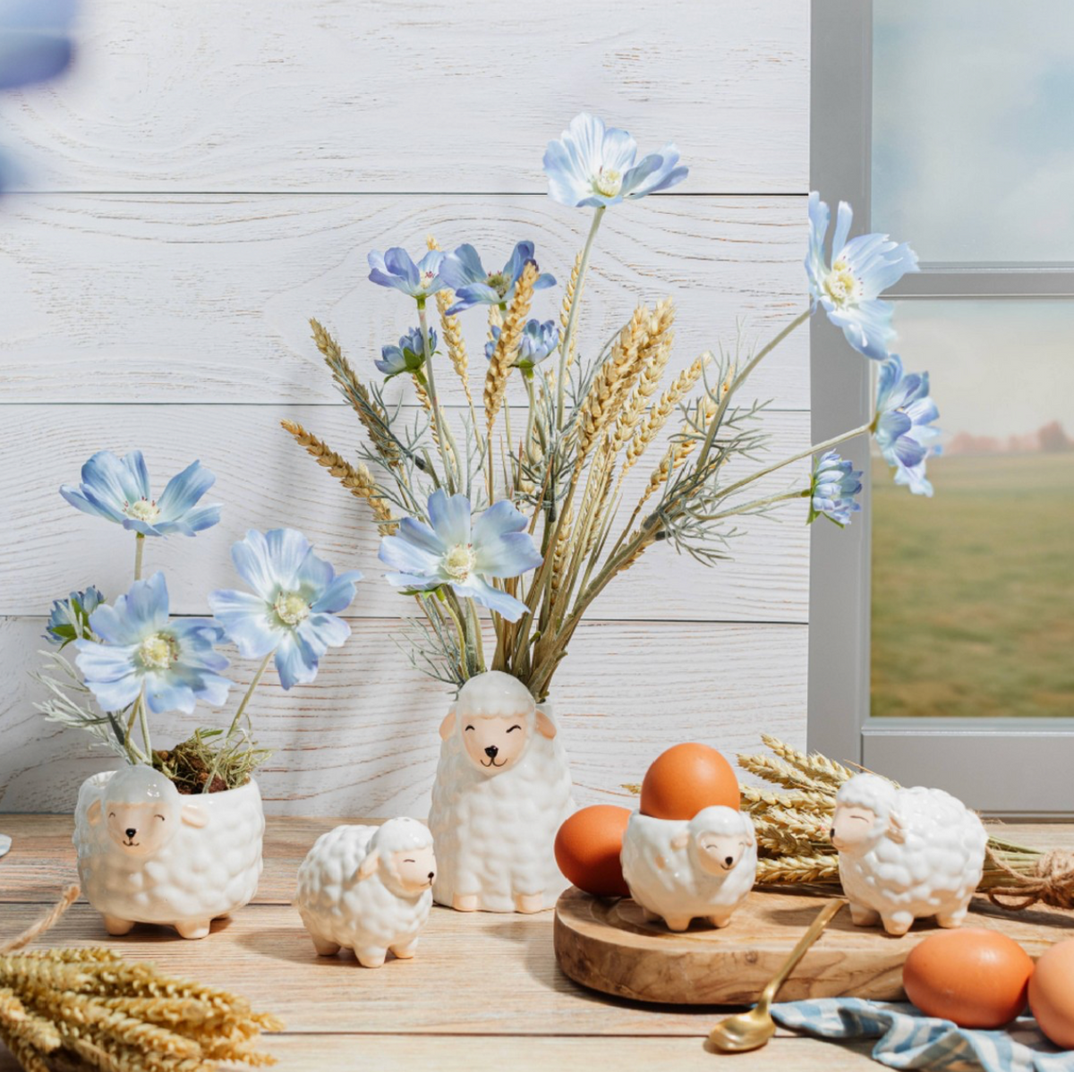 Sheep Mini Planter On Legs