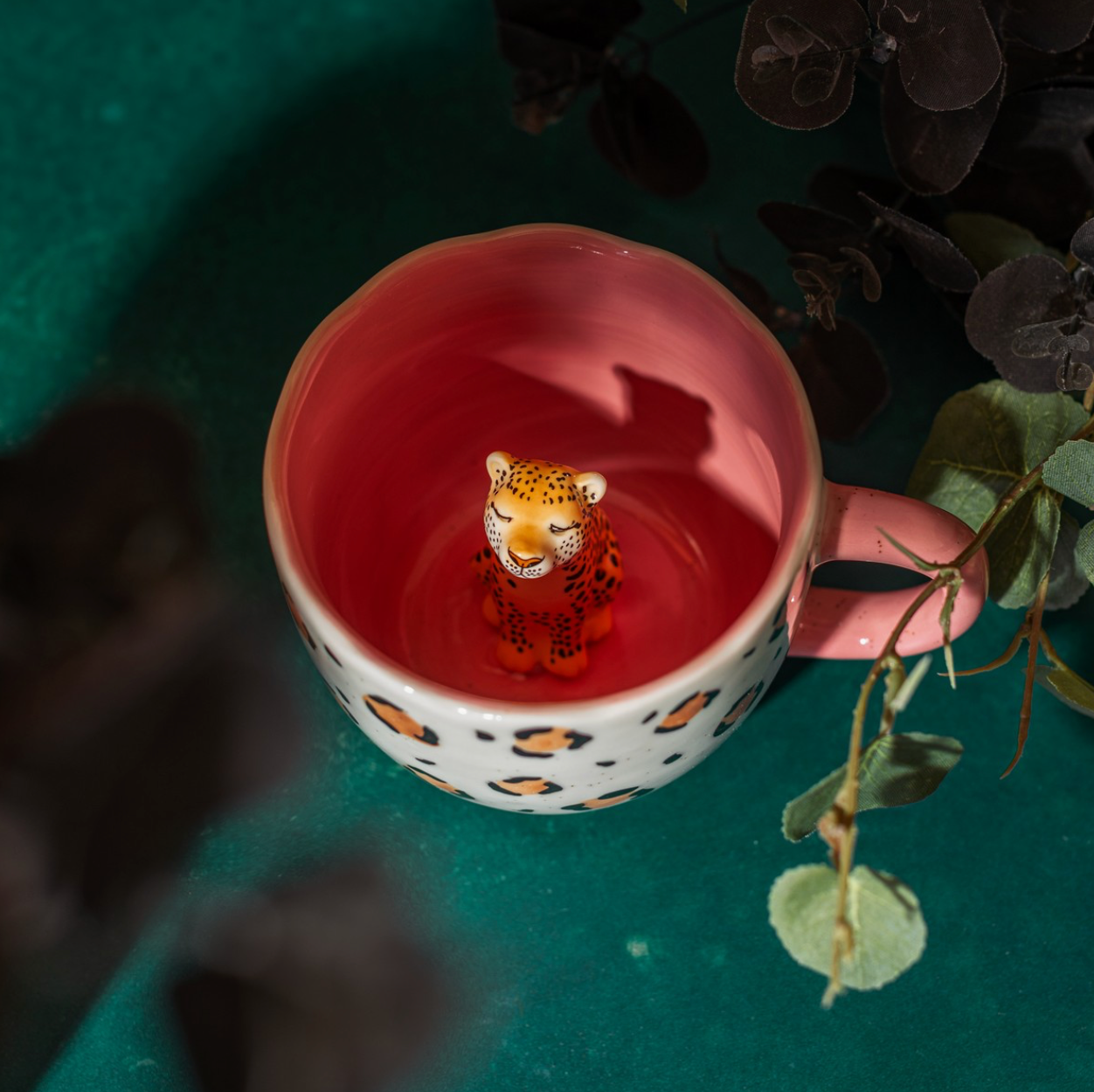 Surprise Leopard Mug