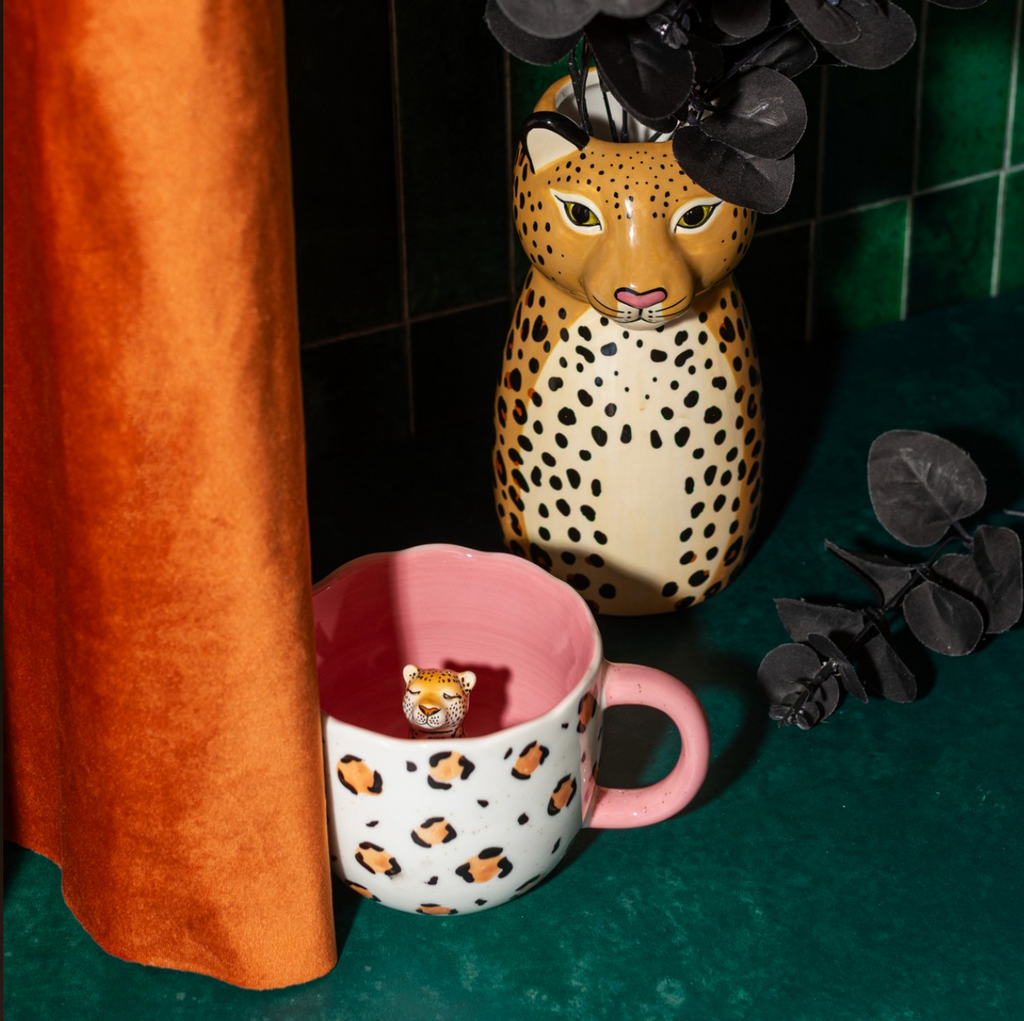 Surprise Leopard Mug
