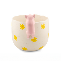 Peeking Pig Planter