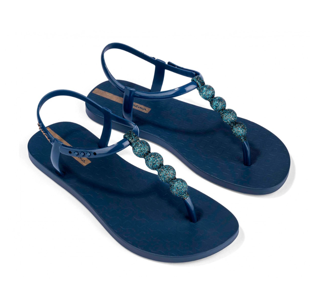 Class Easy On Glow | Flat Sandal | Navy Blue