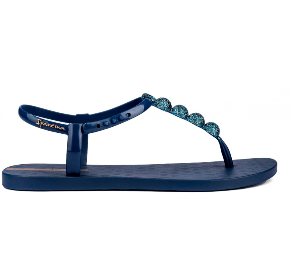 Class Easy On Glow | Flat Sandal | Navy Blue