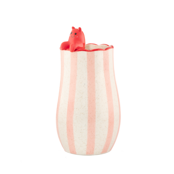 Lobster Peeking Vase