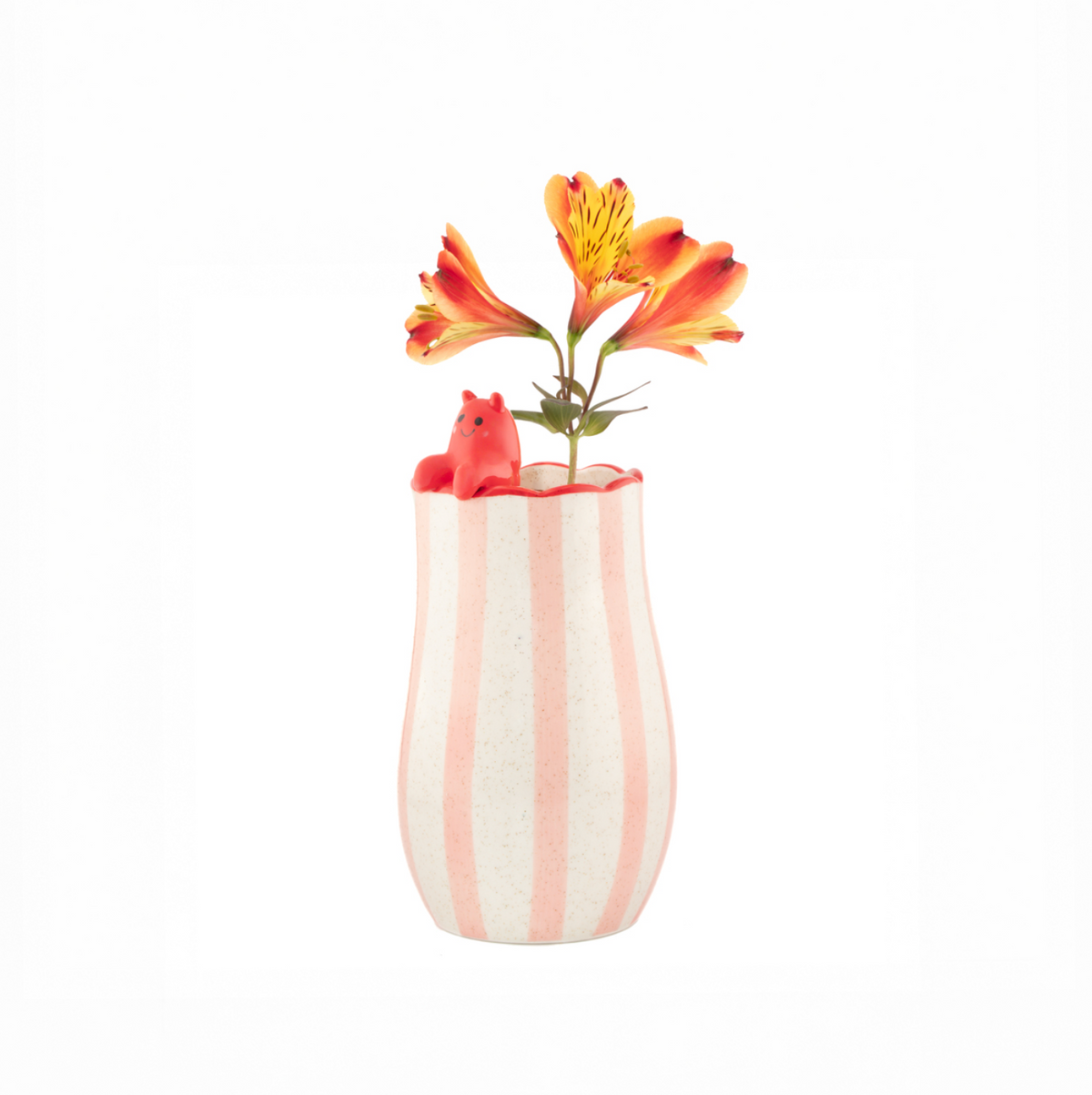 Lobster Peeking Vase