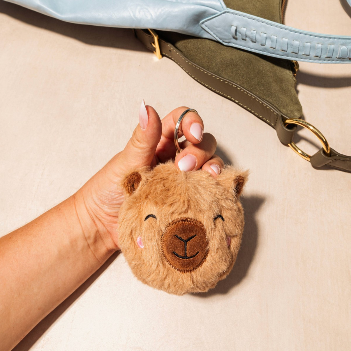 Coco Capybara Stress Ball Bag Charm