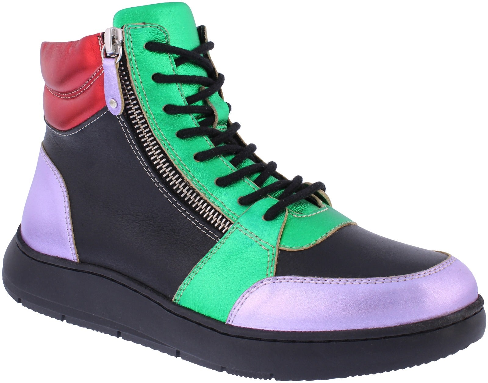 Adesso | Tawny Volcanic Bloom Boot | Black Multi Metallic