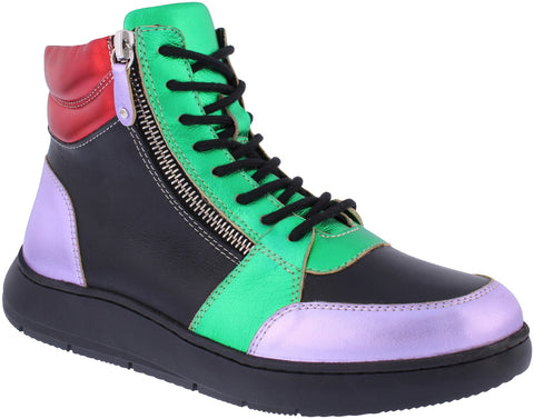 Adesso | Tawny Volcanic Bloom Boot | Black Multi Metallic