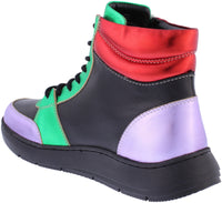 Adesso | Tawny Volcanic Bloom Boot | Black Multi Metallic