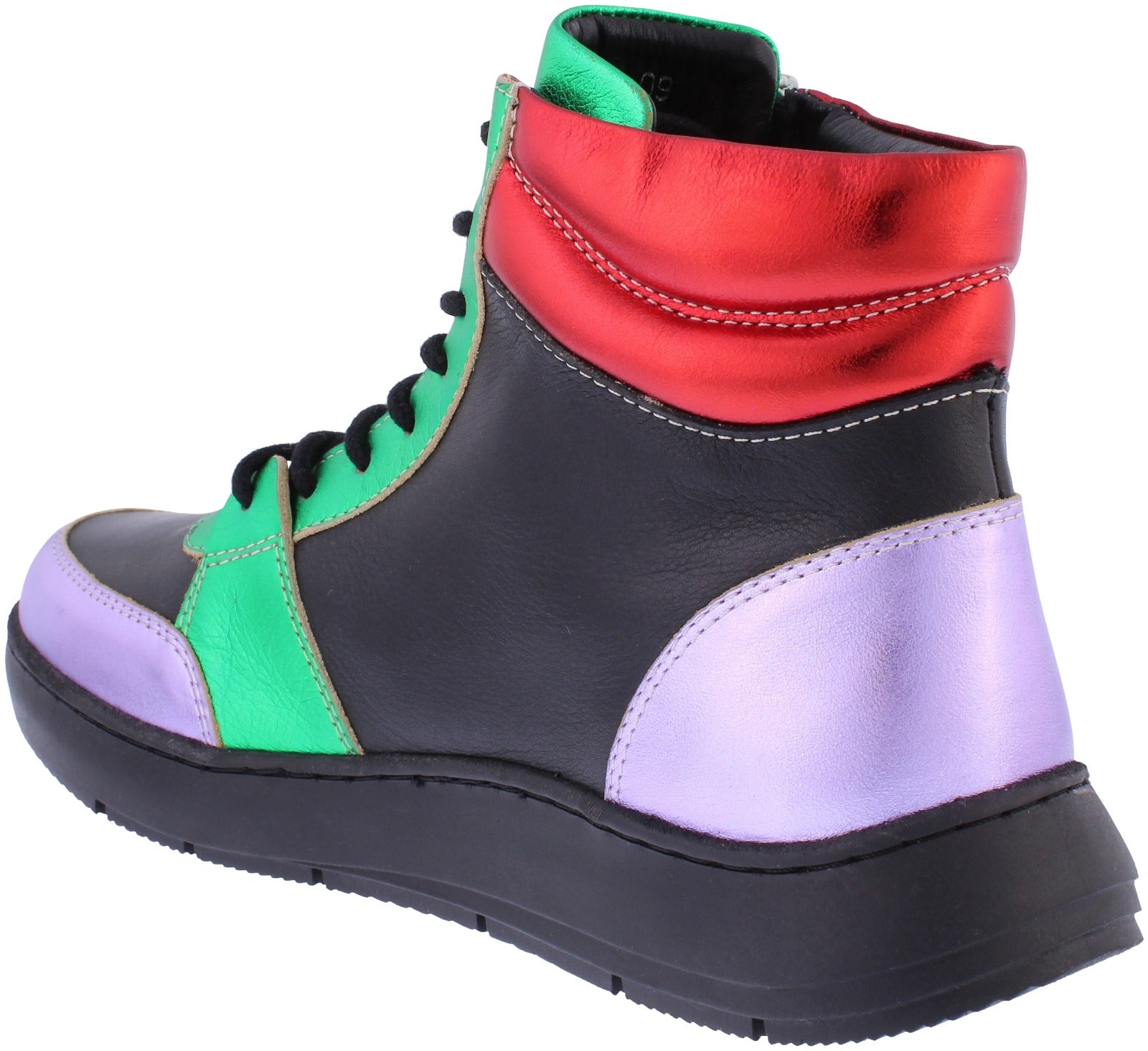 Adesso | Tawny Volcanic Bloom Boot | Black Multi Metallic