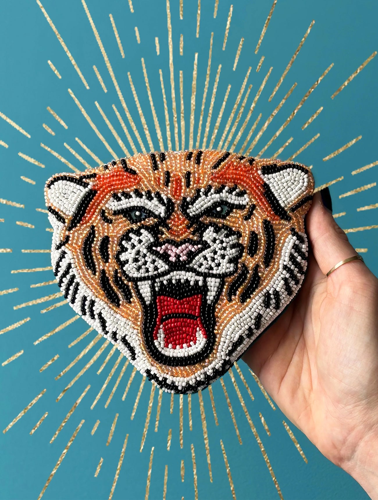 Inked Tiger Coin Purse