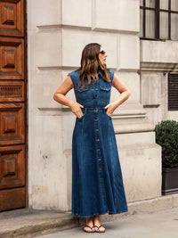 Lee Western Denim Maxi Dress | Blue