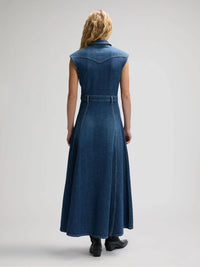 Lee Western Denim Maxi Dress | Blue