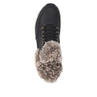 Rieker Tex | W0063-00 Lambswool Lined Walking Boot | Black