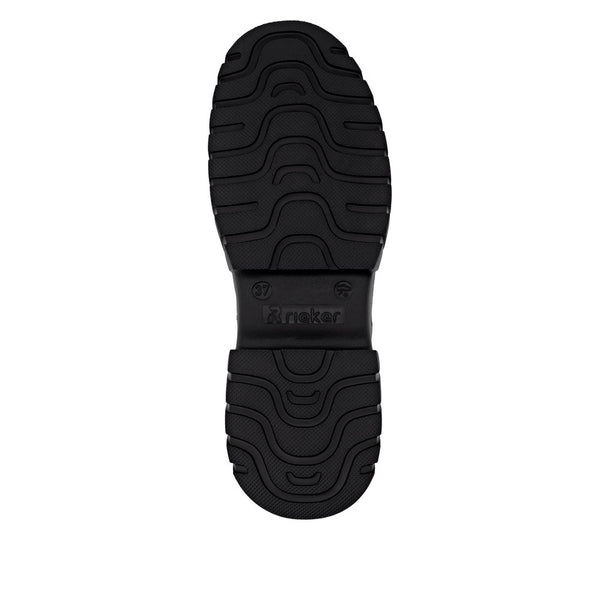 Rieker Sport | W1870-35 Chunky Lace Up Boot | Patent Cherry Red