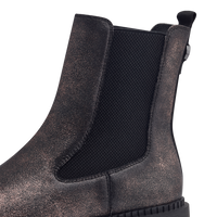 Tamaris VEGAN Chunky Metallic Ankle Boot | 25485 | Bronze