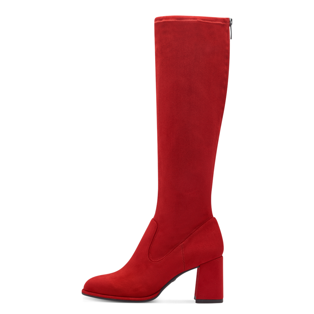 Tamaris VEGAN Knee High Stretch Boot | 25525 | Red