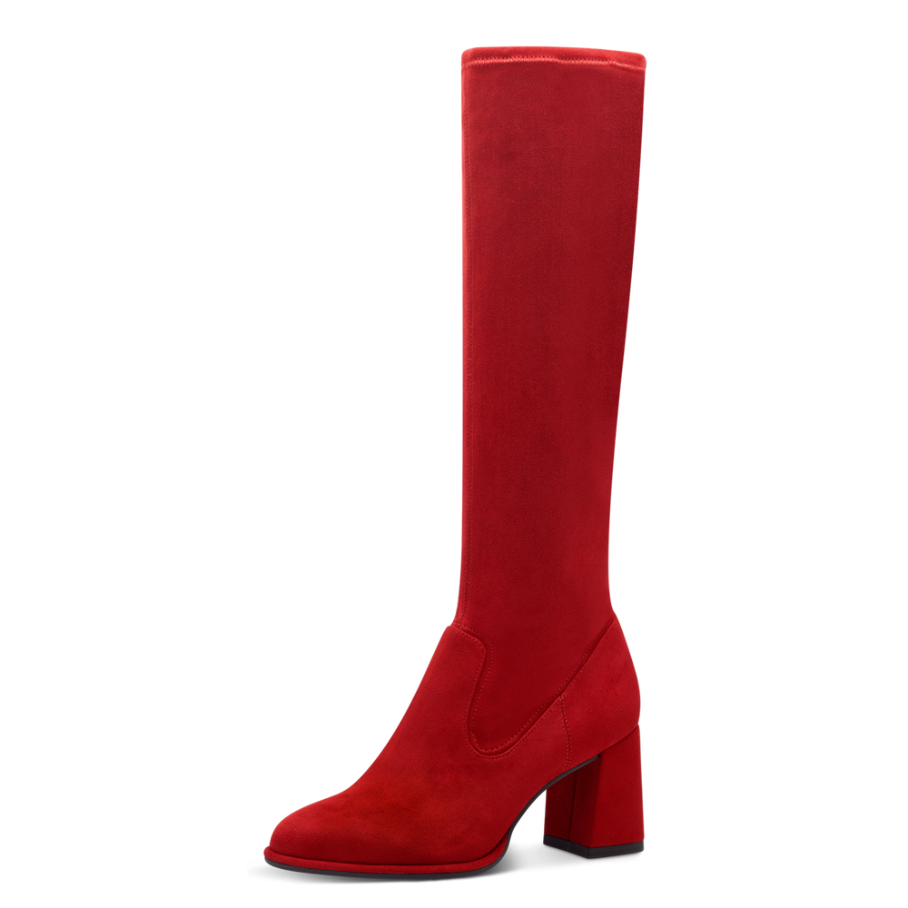 Tamaris VEGAN Knee High Stretch Boot | 25525 | Red
