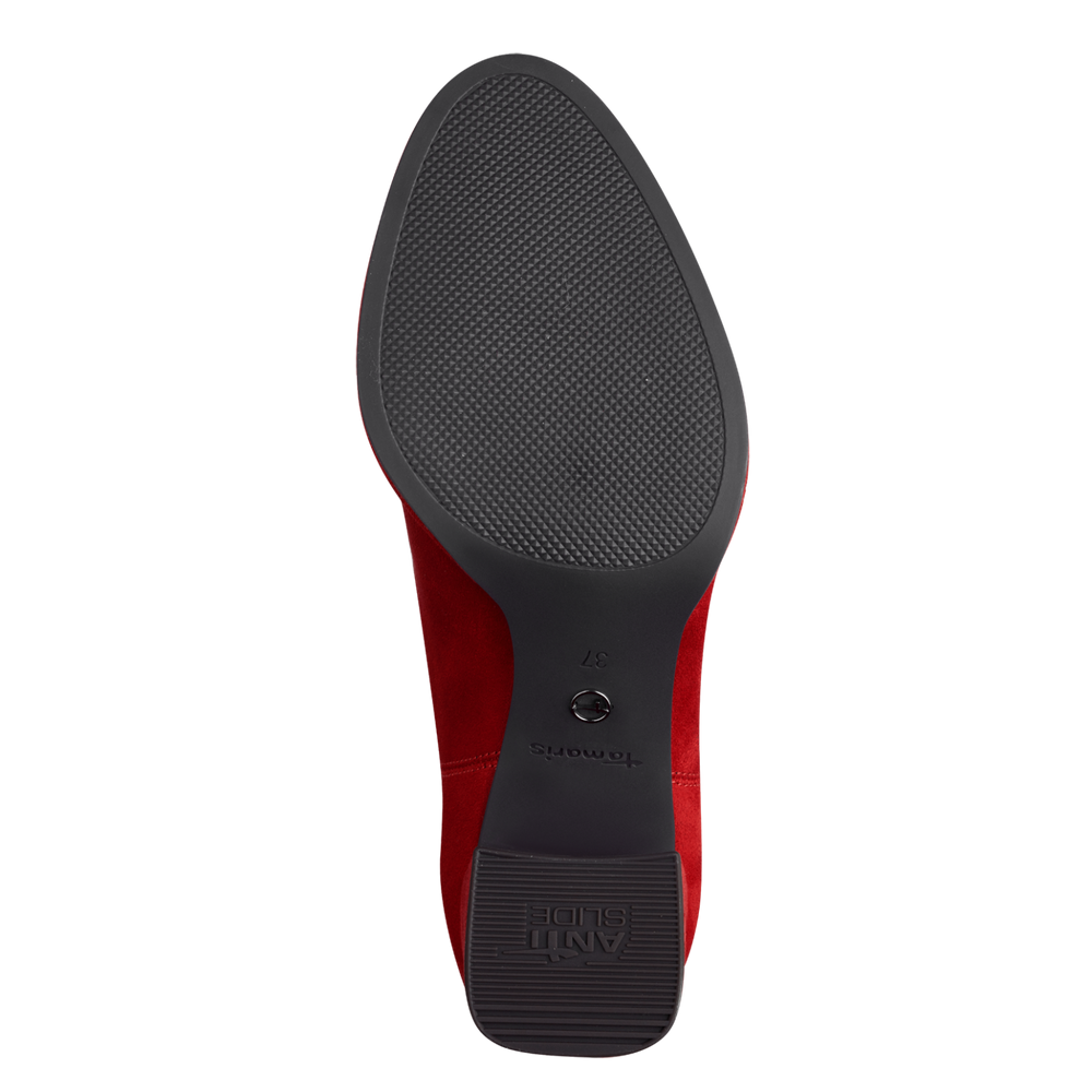 Tamaris VEGAN Knee High Stretch Boot | 25525 | Red