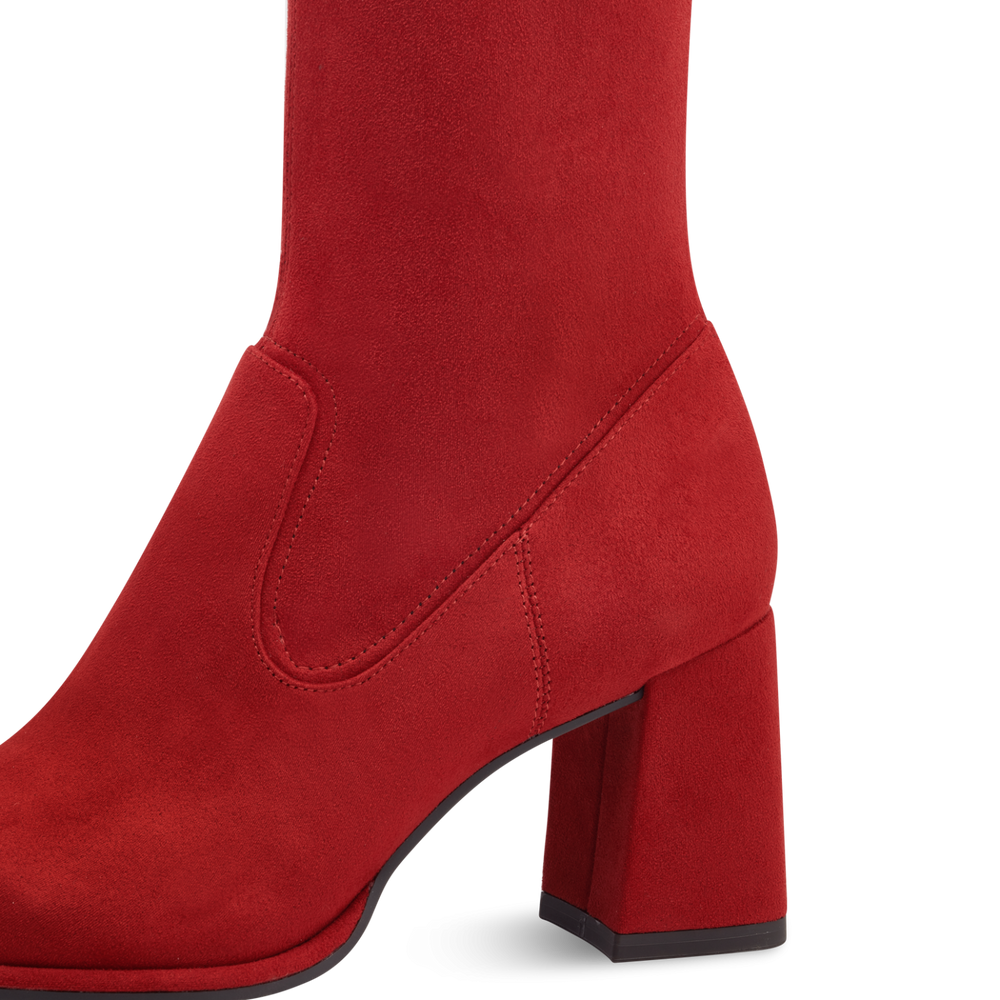 Tamaris VEGAN Knee High Stretch Boot | 25525 | Red
