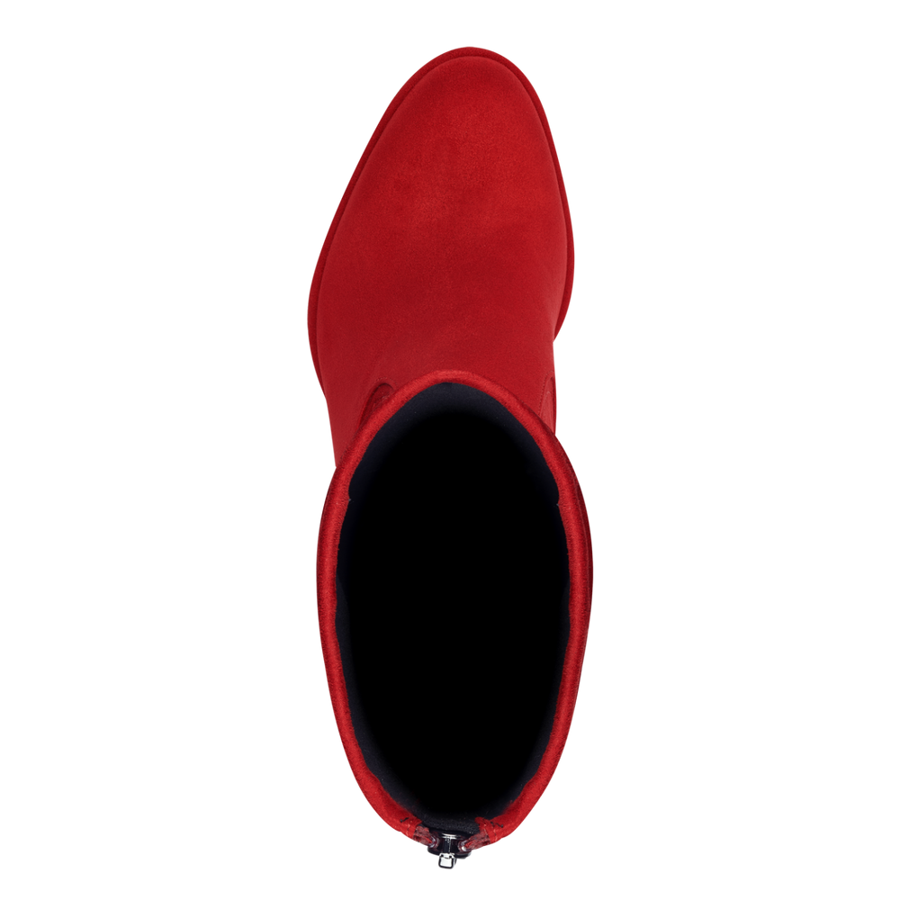 Tamaris VEGAN Knee High Stretch Boot | 25525 | Red