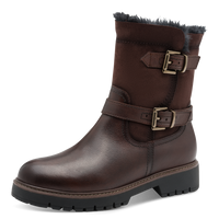 Tamaris | Fur Lined Biker Boot | 26820 | Mocca (Brown)