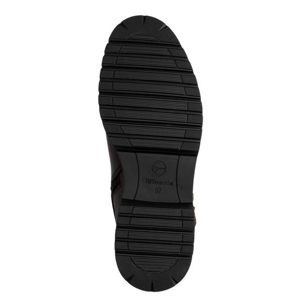 Tamaris | Fur Lined Biker Boot | 26820 | Mocca (Brown)