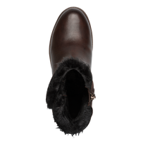 Tamaris | Fur Lined Biker Boot | 26820 | Mocca (Brown)