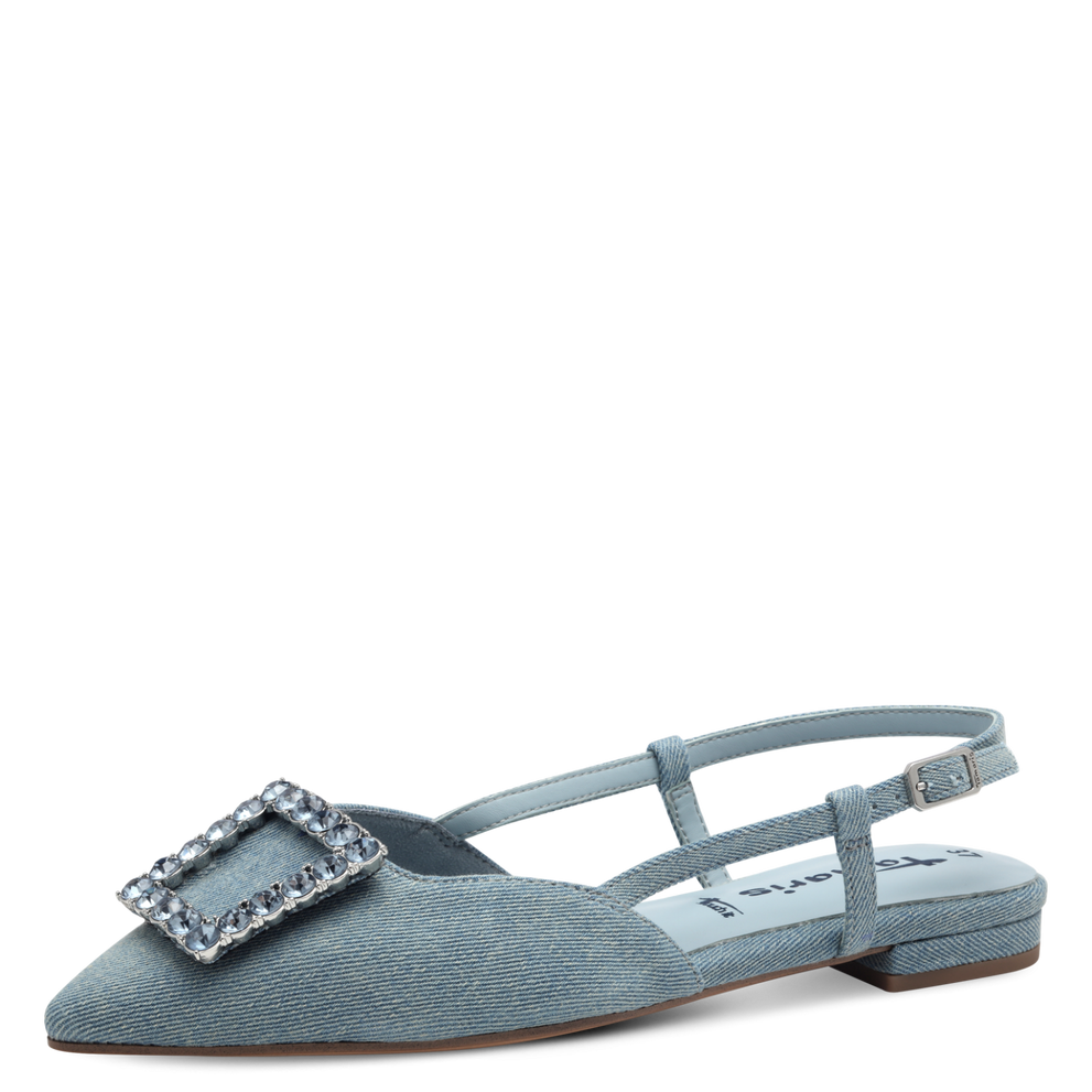 Tamaris | Denim Sling Back Pump | VEGAN | 29403